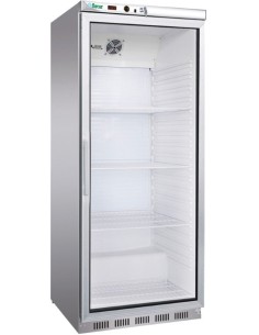 Armadio Frigo Acciaio Inox 430 Porta Vetro - G-ER600GSS