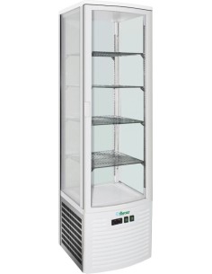 Frigo Vetrina Verticale Bianca 4 Lati Vetro - G-LSC280