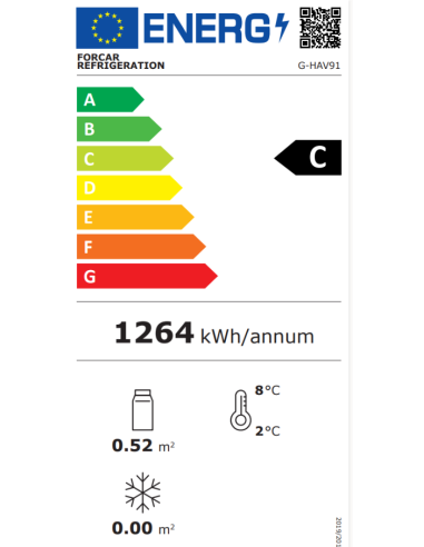 Vetrina Refrigerata da Banco Orizzontale Porte Scorrevoli - G-HAV91