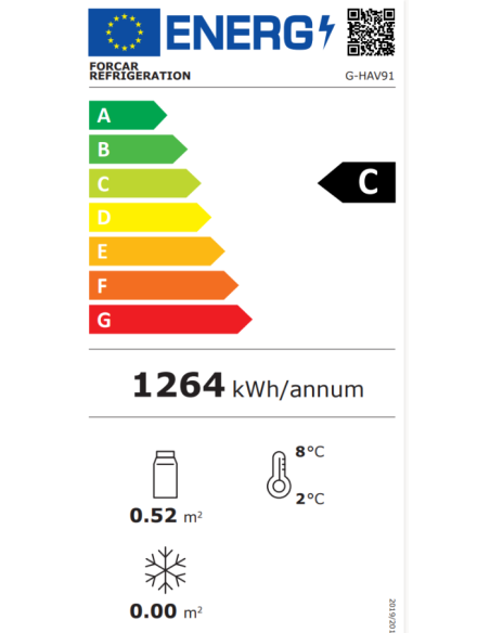 Vetrina Refrigerata da Banco Orizzontale Porte Scorrevoli - G-HAV91