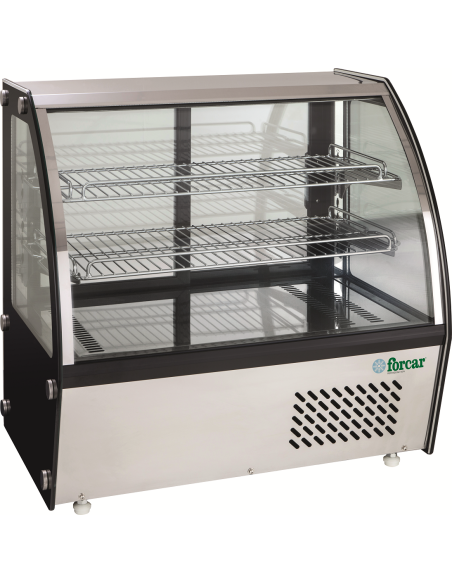 Vetrina Frigo da Banco Vetro Curvo 120 Lt - G-VPR120