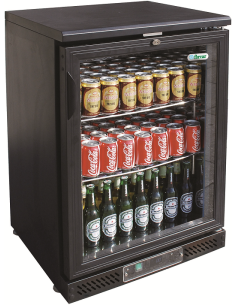 Frigorifero Bevande Retro Banco G-BC1PB Nero Porta Vetro