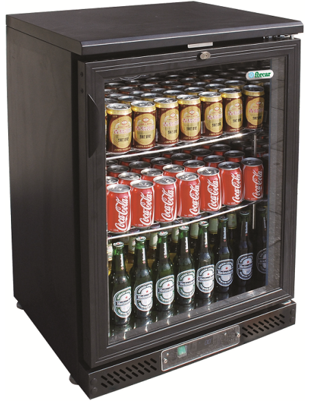 Frigorifero Bibite Nero Porta Vetro Battente - G-BC1PB