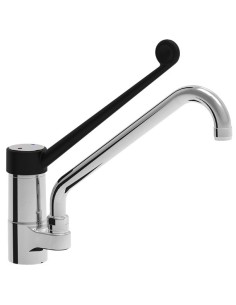 Rubinetto Miscelatore Monoforo Comando a Leva Canna girevole 250mm