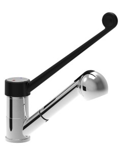 Rubinetto Miscelatore Monocomando con Doccetta Estraibile - RBT210E