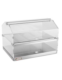 Vetrina Neutra bar da Banco 2 Ripiani - VEN520INOX