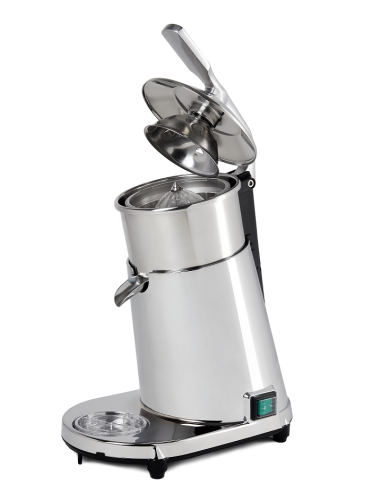 Spremiagrumi Elettrico Automatico Leva Abs Cromato Cono Acciaio