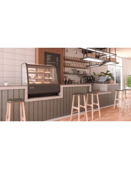Vetrina Refrigerata da Banco Nera Capacità 100 Lt - RC100B