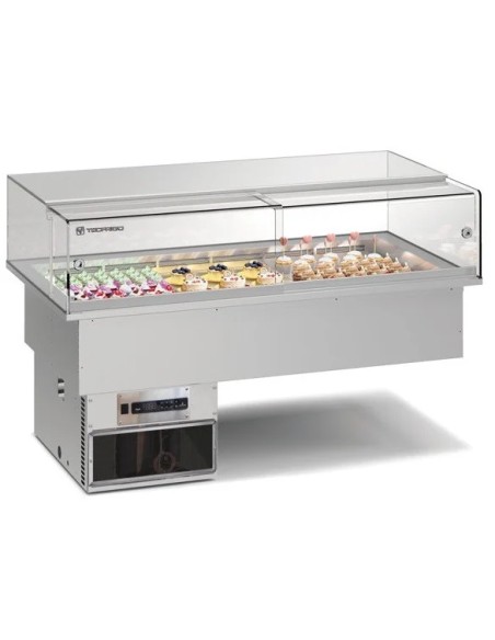 Vetrina Pasticceria Incasso Teka Piano Inox 61x85 cm ARMONIA64/2TEKA