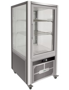 Vetrina Pasticceria Verticale Inox Vetro - G-VGP200R