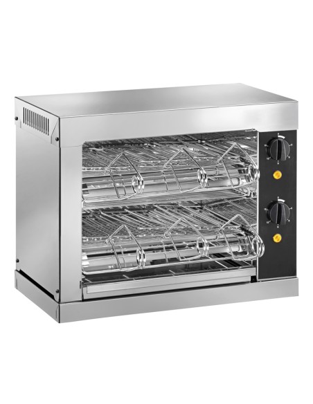 Tostiera Elettrica da Banco con Tubi al Quarzo 6 Pinze - TS6