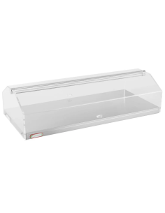 Vetrina Neutra Bar 1 Ripiano con Anta Sagomata - VEN810 INOX