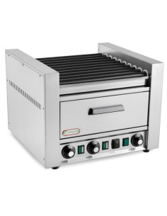 Cuoci Wurstel con 6 Rulli Inox e 2 Zone di Riscaldamento