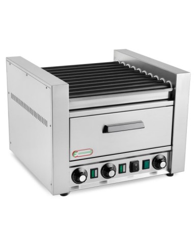 Cuoci Wurstel con 6 Rulli Inox e 2 Zone di Riscaldamento