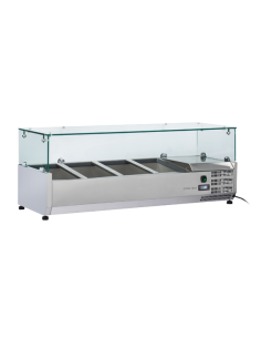 Vetrina Refrigerata Ingredienti 3xGN1/3 + 1xGN1/2 - VRX12/38