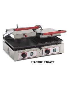Piastra di Cottura Doppia - Ghisa - cm 51x40x24 - PD1020R