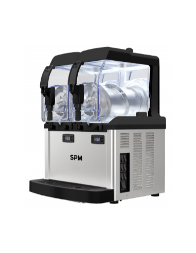 Macchina per Sorbetti Creme Fredde 2 Vasche 5 Lt Luce Led - SP2LUCE