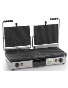 Piastra Elettrica in Ghisa - Piastra Doppia Rigata - PDR3000