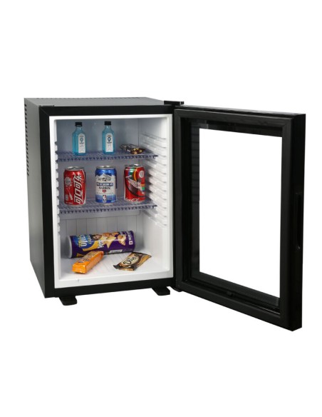 Minibar Hotel Nero Super Silenzioso Porta Vetro 40 Lt - E40VN