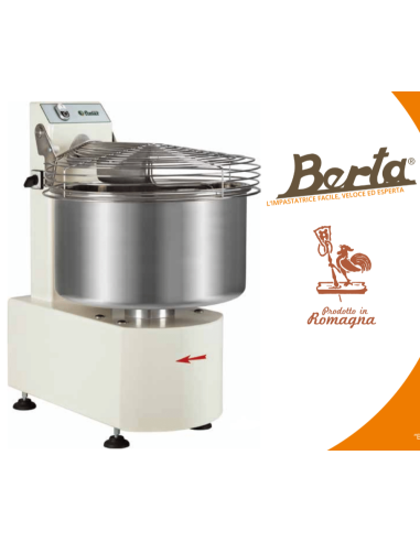 Impastatrice a Spirale 1 Velocità Capacità 32 Lt - BERTA25
