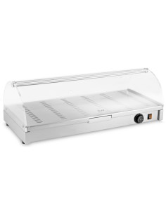 Vetrinetta Riscaldata Anta Rotonda cm 80x35x27h - VEC810R INOX