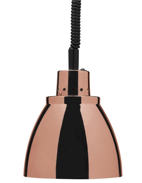 Lampada Riscaldante Infrarossi Rossa in Rame Lucidato - NR25R