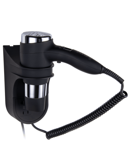 Asciugacapelli da Hotel a Parete Nero 1600 W - HD22B