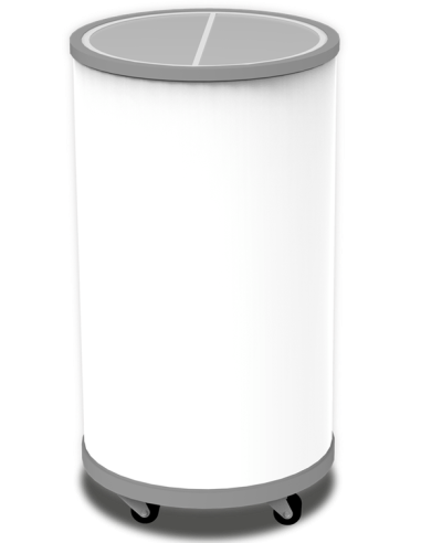 Frigorifero Pozzetto Rotondo Bianco 54Lt Diametro 451x880h mm