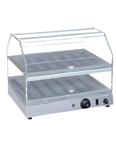 Vetrina da Banco DH395  Riscaldata Umidificatore 2 Ripiani