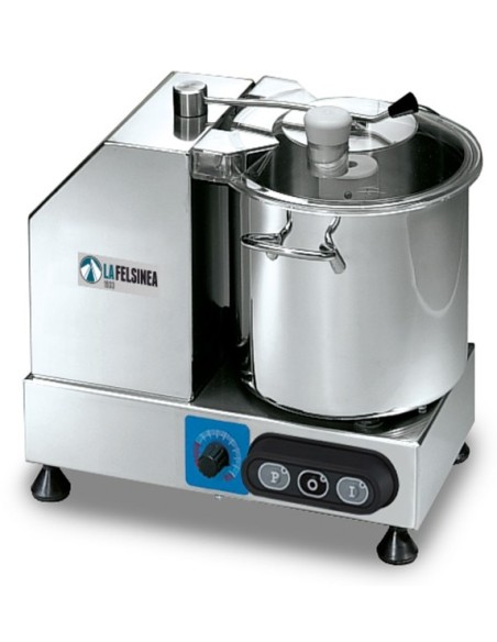Cutter Elettrico con Variatore in Acciaio Capacità Vasca 9 lt - C9VV