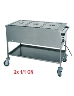 Carrello Termico Bagnomaria Capacità 2 Gastronorm 1/1 - CT1758