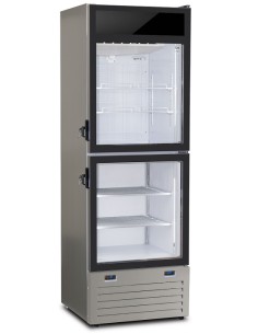 Vetrina Verticale Frigorifero e Congelatore Aperture Separate TWIN40