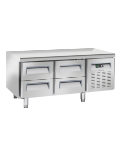 Tavolo Refrigerato Gastronorm Acciaio Inox 2 Sportelli - UGN2140