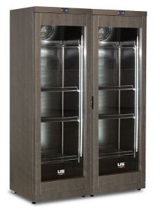 Vetrina Frigorifero Vino Legno - Doppia Porta - CW800L