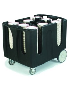 Carrello Portapiatti in Polietilene Capacità piatti: 45-60 - CPP6