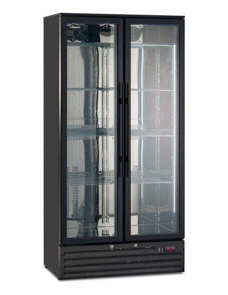 Frigorifero Vini Doppia Porta Ventilato Nero 10 Griglie - CLW500 XH