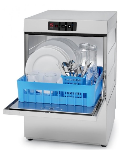 Lavabicchieri Bar Cesto Quadrato Dimensione 40x40 cm 3 Cicli Lavaggio