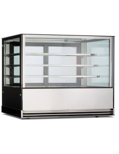 Vetrina Pasticceria Ventilata 4 Lati Vetro - 770 Lt - DELUXE153PSV