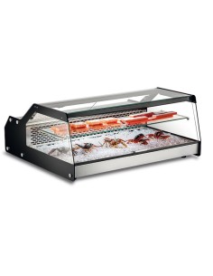 Vetrina Refrigerata Soprabanco Pesce in Vetro e Acciaio - FISHOW100