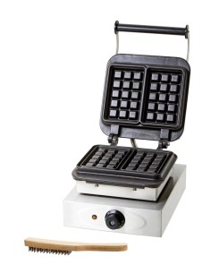 Piastra Waffle Singola con Piastra Cottura Waffle Belga