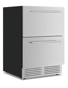 Frigorifero per Vino con 2 Cassetti Acciaio Inox - DW82INOX