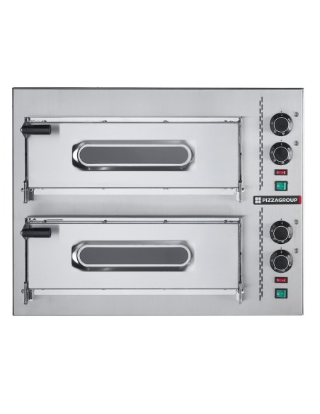 Forno Pizza Elettrico Meccanico Due Camere Cottura 2 Pizze - M50-13B