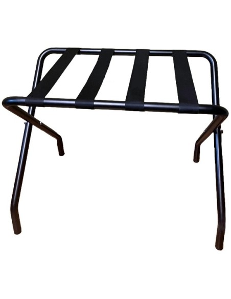 Reggivaligia Camera Hotel Cromato Nero - 2 Quantità - RVBLACK