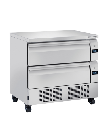 Cassettiera Refrigerata Doppia Temperatura 2 Cassetti per 4 GN1/1