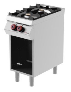 Cucina a Gas a Giorno 2 Fuochi Accensione Fiamma Pilota - FE071M0