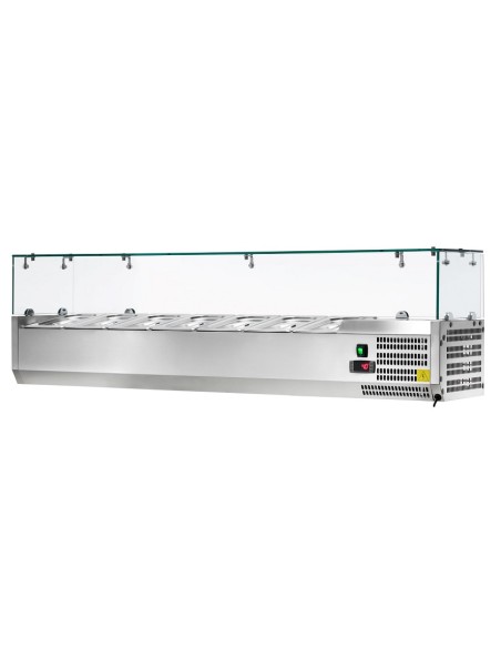 Vetrina Refrigerata Ingredienti Capacità 7 GN 1/4 - AK15433