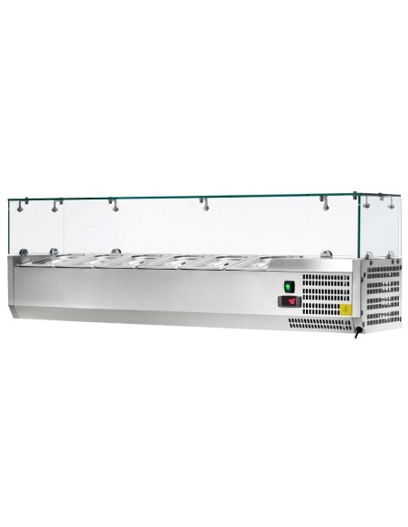 Vetrina Refrigerata Porta Ingredienti Capacità 6 GN1/4 - AK14433