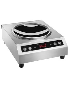 Piastra Induzione Wok 3500W Diametro 26 cm - TT350WTOUCHWOK