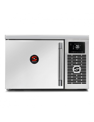 Abbattitore di Temperatura da Banco per 3 x GN 2/3 Distanza 70 mm