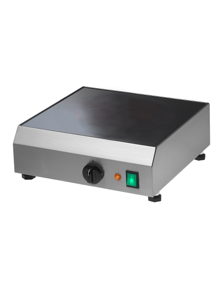 Piastra Vetroceramica per Riscaldare Crepes 42x42x11h - CRE42V